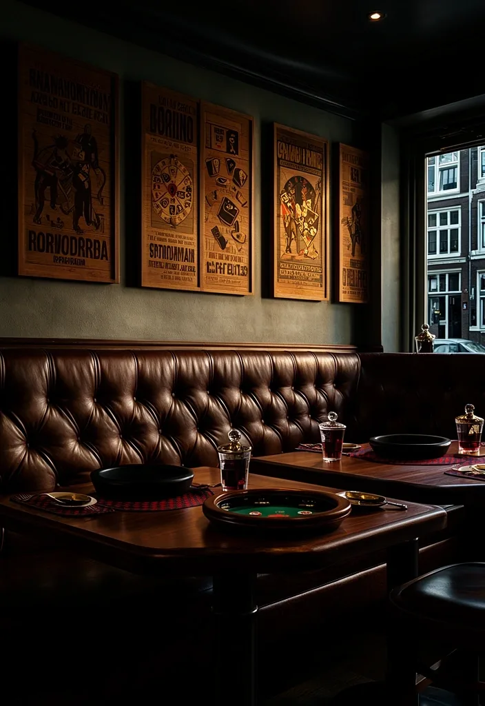 Interieur in de avond